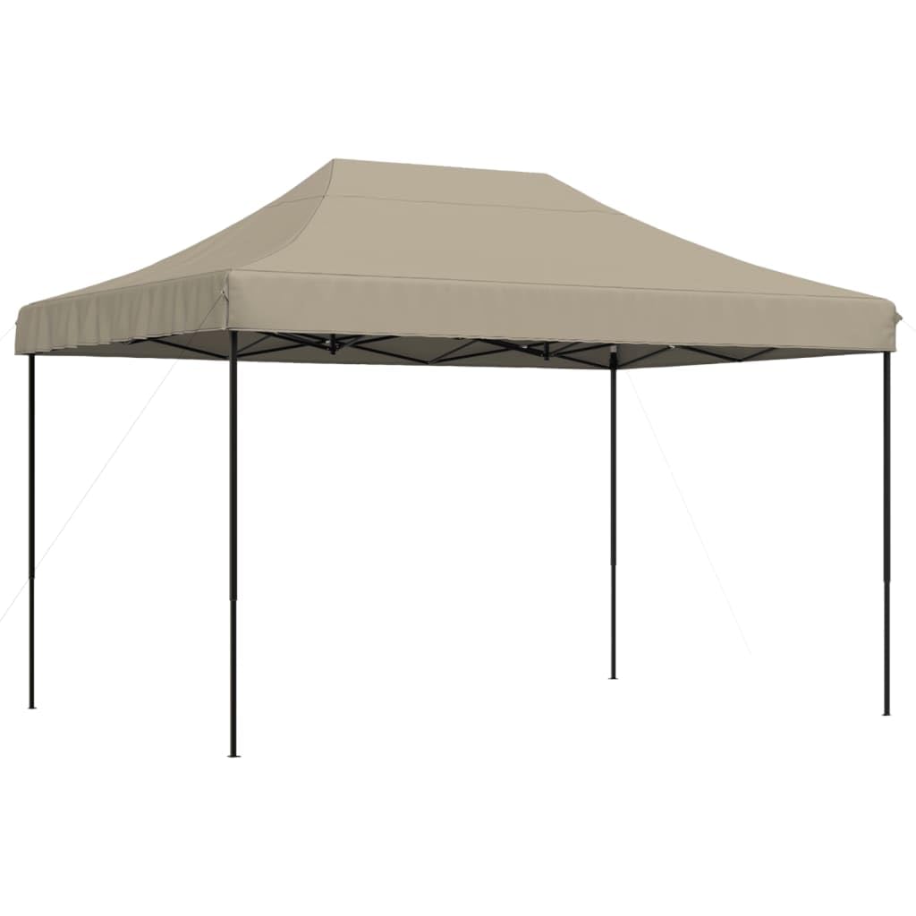 Składany Namiot Pop-Up Taupe 410x279x315 cm