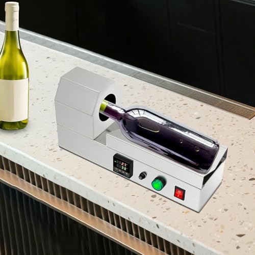 Envoltura eléctrica de la cápsula de la botella, sellador del encogimiento por calor de 700 BPH con la pantalla de la temperatura del led para las cápsulas del vino del PVC, máquina de empaquetado ráp