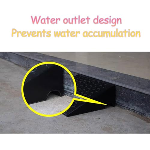 Rampa de bordillo 49x27x13 cm color amarillo miniatura 3