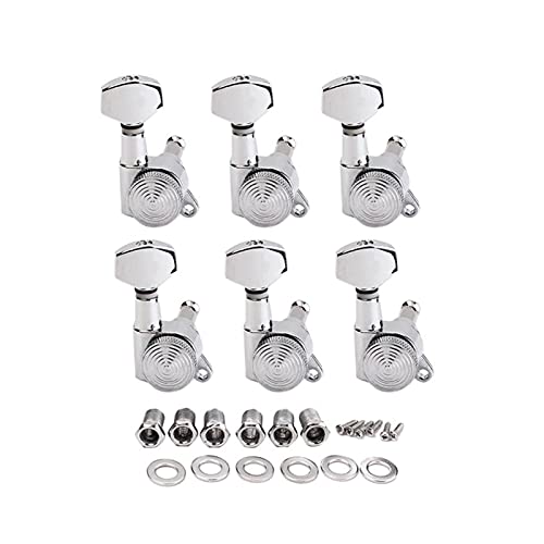 Tuning Peg Tuner 6 Pièces/Ensemble Chevilles De Réglage De Cordes Verrouillées Noires Accordeurs De Clés Têtes De… - Les Beatles, Paul McCartney, John Lennon, RIngo Starr, George Harrison Tuning Peg Tuner 6 Pièces/Ensemble Chevilles De Réglage De Cordes Verrouillées Noires Accordeurs De Clés Têtes De…