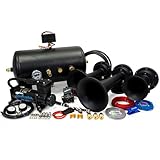 HornBlasters Nathan Airchime K3 544K Train Horn Kit - 5 Gallon 150 PSI - Authentic Locomotive Horn - Capable Onboard Air System