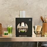 Matcha Maker Starter Kit/Sumi Black - an innovative at-home Matcha Machine that produces freshly ground matcha from organic Japanese tea leaves (Black)