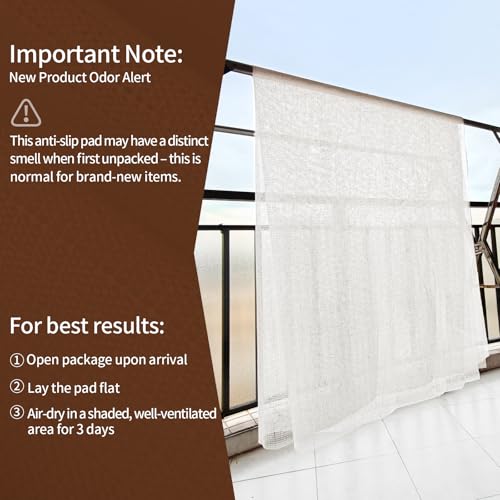 78.7&times;78.7 Table Padding Under Tablecloth, Non Slip Tablecloth Underlay with Mesh, Keep Tablecloths from Sliding, Anti Slip Rug Pad for Carpet Grippers, Rug Gripper for Tile Floors, Drawer Liner