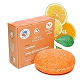 Shampoo Bar for All Hair Types - Perfect Travel Bar Shampoo for Hair - Vegan Solid Shampoo Bar for Lush Full and Frizz Free Hair (Fresh Citrus 1bar)