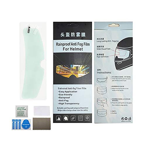 KKmoon capacete de motocicleta impermeável para lentes de proteção, película de proteção universal c