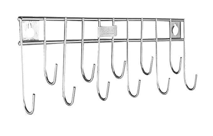 OSE SLIMSHINE Wall Mounted Cutlery Holder | Utensil Organizer | Spoon & Ladle Stand | Multipurpose Key Rack | Stainless Steel with Hardware (B0BRSQF652) Amazon Price History, Amazon Price Tracker