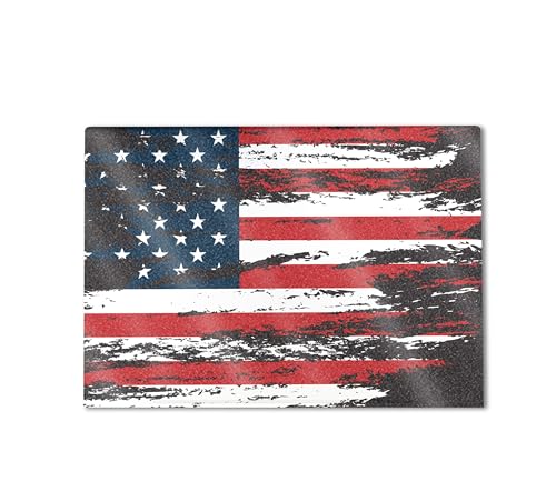 Image of Glossy Glitter Gaming Skin Compatible with HP Envy x360 16 inch (2023) - Tattered Flag - Premium 3M Vinyl Protective Wrap Decal Cover - Easy to Apply | Crafted in The USA by MightySkins
