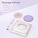 Compact Mirror, Pocket Mirror, Portable Travel Makeup Mirror, Small Lightweight Slim Handheld Mirror for Purse/Handbag/Wallet, Cosmetic Beauty Mirror with Storage Cover, Cute Mini Size Vanity Mirror