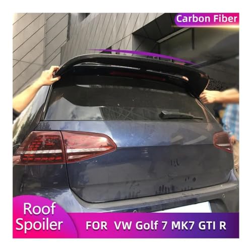Aileron de toit en carbone véritable Golf 7 pour passionnés de trackday - 2