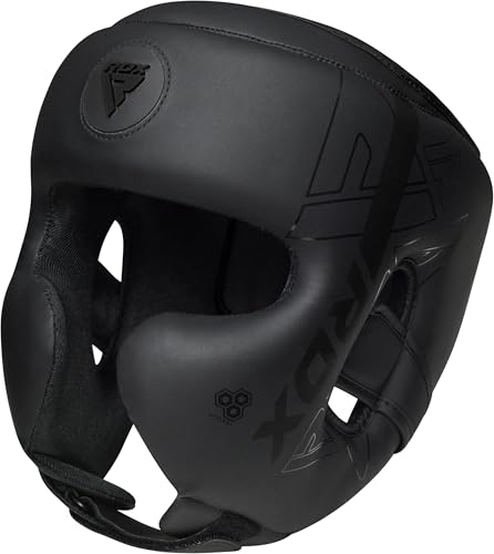 Image of RDX Boxing Headgear, MMA Training, Adjustable Padded Kara,Muay Thai Headgear, Kickboxing, Sparring, Martial Arts, Karate, Taekwondo Helmet