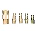 Milton S-215 1/4" NPT T Style Coupler and Plug Kit - 5 Piece