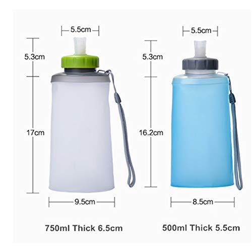 Tasse d'alpinisme pliable et ultra légère avec silicone étanche 750ml