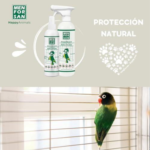 MENFORSAN Insecticida para el Entorno de Aves | Elimina y Previene | Rápida evaporación | No Mancha | Fragancia Perfumada | 250 ml