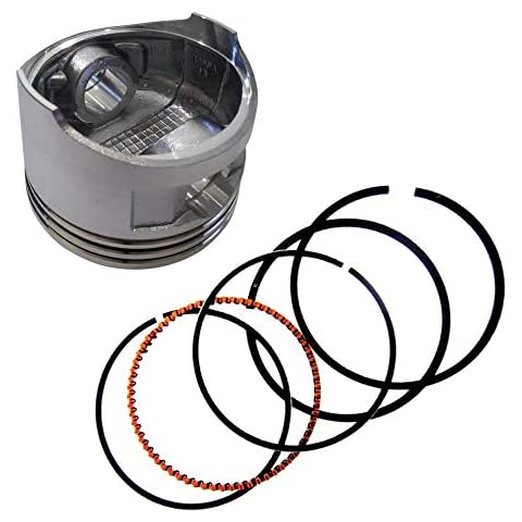 Auto Express Piston and Ring Kit Compatible with GX120 4HP Engines Piston, Rings, Pin, Clips Cover