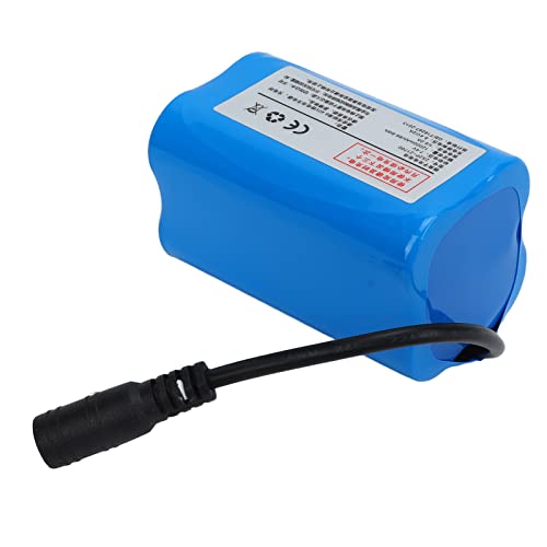 Oreilet RC Nesting Boat Battery, 12000mAh 7.4V Large Capacity Rechargeable Stable High Speed Speedboat Lithium Battery for RC Fishing Bait Boat