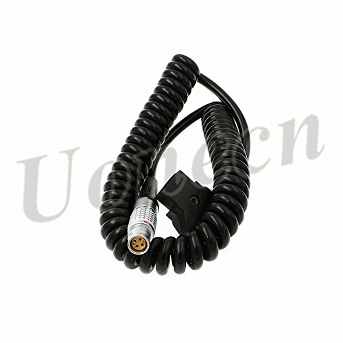 Uonecn Anton Battery Power Spring Cable 6 pin Female to Dtap for Red Scarlet Epic Camera