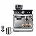 Generic Kaffeemaschine 19bar Espresso Maker Konische Burr Malebohne Zur Espresso-Kaffeemaschine Einfach zu Verwenden (Farbe : Silver, Size : One Size)