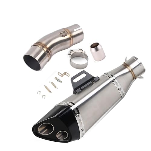 Hagane Ninja250/Ninja400/Z250/Z400�Ή� �Z���^�[�G�L�]�[�X�g�p�C�v + ���j�o�[�T���}�t���[ �Z�b�g �J�X�^�� �A�b�v�O���[�h �G�L�]�[�X�g �}�t���[ ������� �y�� �X�|�[�c���s �c�[�����O �����e�i���X�ȒP �o�C�N ��