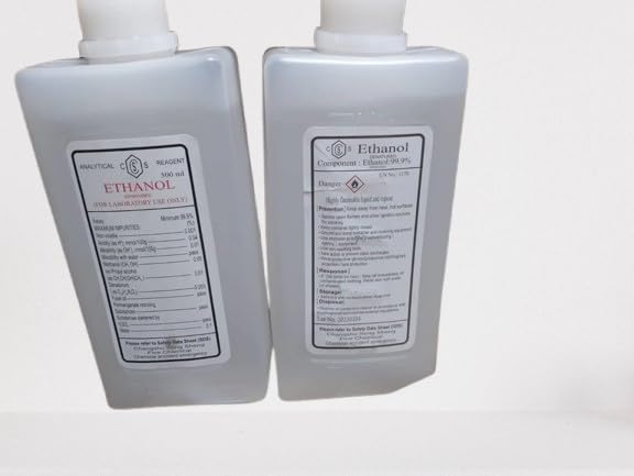 generic Rex® Testing Solution ETHYL ALCOHOL/ETHANOL (C2H5OH) absolute 99.99% Pure (500 ml Bottle)-picture-24