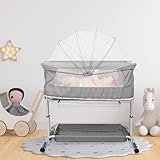 ◡̈ 【Facile à Monter et à Ranger】 —Selon les instructions d’installation détaillées, ce berceau de voyage pour bébé peut être rapidement monté et démonté.