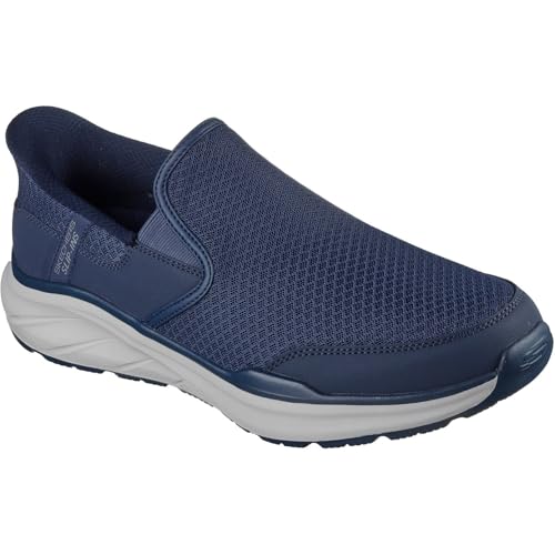 Skechers Baskets Equalizer 6.0 StoaverSneaker pour Homme, Maille PU Bleu Marine, 42 EU