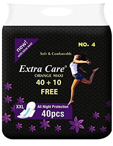 Zuvairiya Sanitary Pads for women XXL- Heavy Flow | All Night Protection | Super Absorption | Ultra-Thin & Soft | 100% Rash Free | 320mm Disposable Period Pad (Pack of 40 XXL Pads+10 Panty Liner) (B08PRFCSXG) Amazon Price History, Amazon Price Tracker