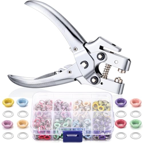 Grommet Tool Kit Eyelet Plier, Macron Color, 3/16 Inch