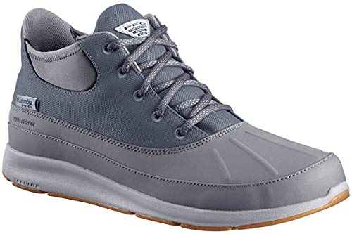 Columbia Men's Delray Duck PFG Boat Shoe, Graphite/White, 8