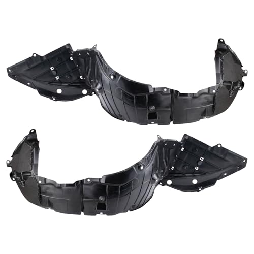 Image of TRQ Front Inner Fender Liner Set Compatible with 2019-2023 Nissan Altima NI1248165 NI1249165