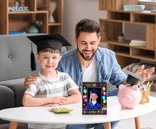 FaCraft Kindergarten Graduation Gifts - 4"x6" Kindergarten Graduation Picture Frame 2025 Kinder Grad Photo Frame for Boys Girls Kids Students You Did it Gifts for Son Daughter Grandson Granddaughter
