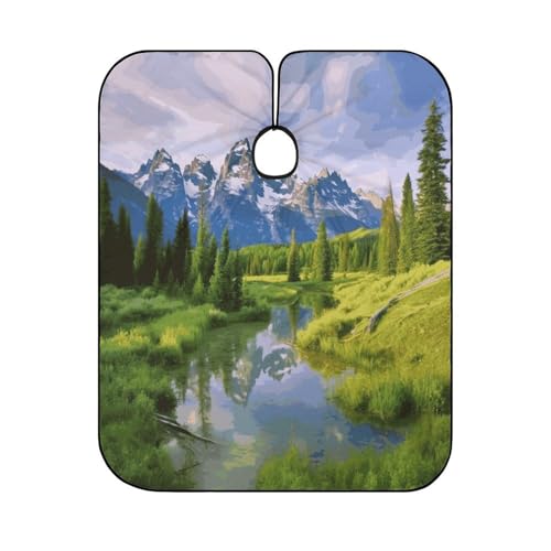 Capa de peluquería National Park ajustable 66.9x56.7 pulg miniatura 6