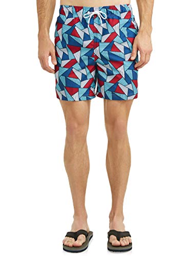 George Mens Magic Triangle Americana 6-Inch Swim Short (X-Large)