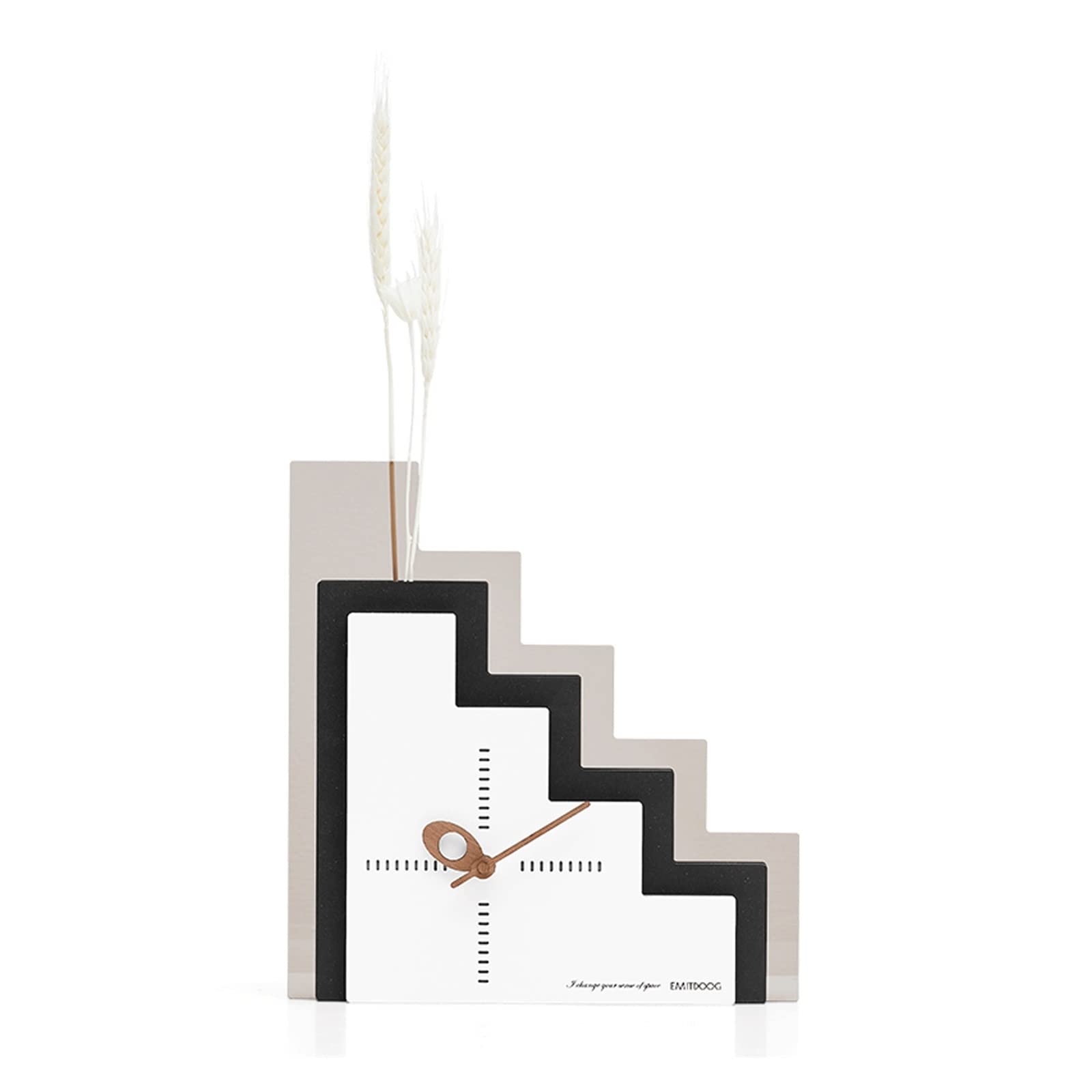 Reloj de mesa decorativo SISWIM para rellenar espacios en muebles de salon