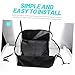 KOMBIUDA Rollator Storage Basket Under Seat Walker Bag Lightweight Durable Organizer for Seniors Daily Travel Outdoor Essentials