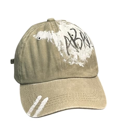 Image of DRUNKEN Cap for Men Women Topi Unisex Head Branded Boy's Girl's Caps Adjustable Strap Summer Sports Cricket Gym Dance Cotton Free Size Free Size Cotton Hat Summer Look Snapback