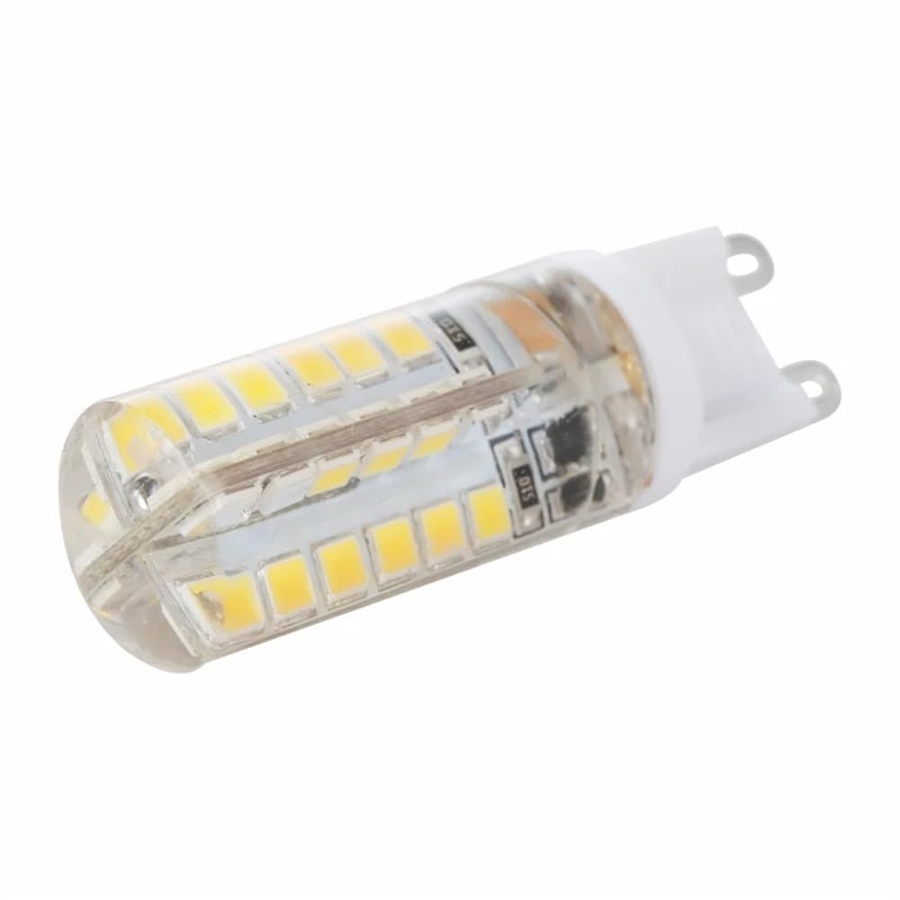 HHF Illuminazione domestica, Confezione da 50, Lampadina LED a Mais 3W/5W/7W AC220V-240V G9 SMD3014 Lampada a LED a 360 gradi(Cold White,7W)