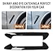 Three T Car Front mudguard Side Outlet Vent Trims for BMW X3 G01 / X4 G02 2018-2023, Glossy Black