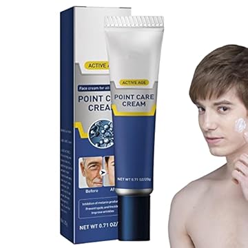 Homens Rosto Creme Anti Ida| Rosto Refirmante | 20g Rosto Linhas Finas, Produtos Cuidados com Pele Facial Anti-ida, Revitalizar e Firmar Sritob