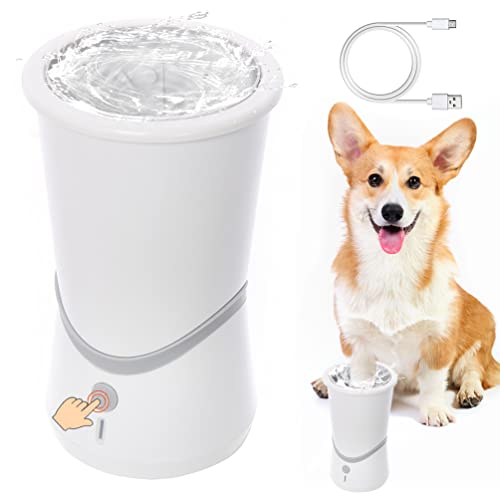 Automatic Dog Paw Cleaner, Paw Cleaner for Dogs with Muddy Paws for Small and Medium Sized Dog Foot Washer for Dog and C