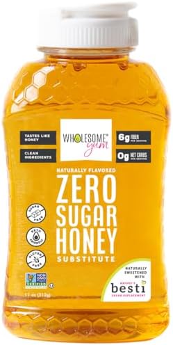 Wholesome Yum Zero Sugar Keto Honey Substitute, Monk Fruit & Allulose