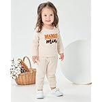 Mikrdoo Baby Girl Clothes Pants Set Toddler Fall Winter Outfits Pullover Tops