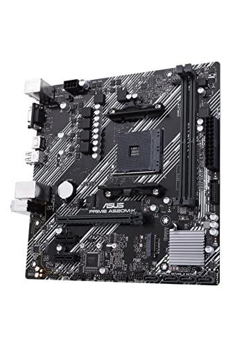 PRIME A520M-K, scheda madre AMD A520 (Ryzen AM4) micro ATX con slot M.2, 1 Gb Ethernet, HDMI/D-Sub, SATA 6 Gbps, USB 3.2 Gen 1 Type-A - Scheda madre - Immagine 3