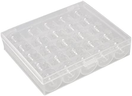 TOOGOO(R) New Bobbin Box factory sealed Translucent Clear Bobbin Box Organizer