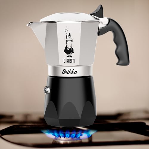 Image of Bialetti Bricca NEW 4 Cup Open Fire Type (Coffee Maker, Espresso Makinetta)