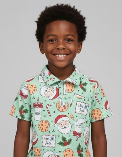 Image of Unique Baby Moisture Wicking Kids Polo Shirts for Toddler Boys Polo Shirt