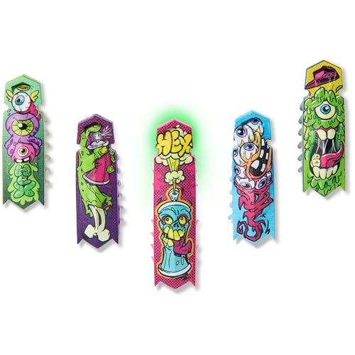 HEX BOTS Nano 5 Pack, 4 Mini Bots with Bonus Flash Bot, Sensory Toy for Kids & Cats, Vibration Technology, Mini Robot Toy for Kids 3 & Up