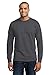 Port & Company Men's Tall Long Sleeve 50/50 Cotton/Poly T Shirt XLT Charcoal