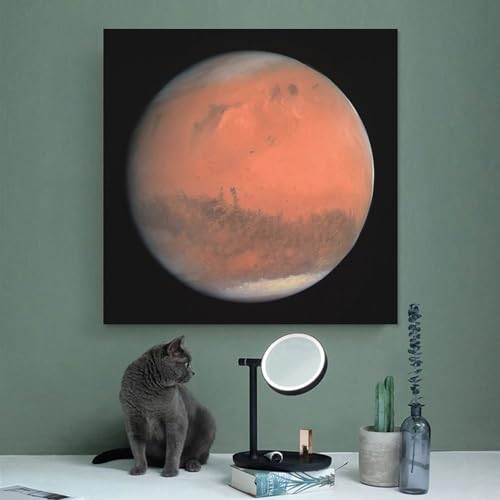 Toile Mars déco de chambre : ambiance moderne et épurée 30x30 cm