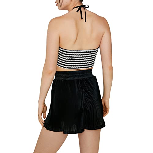 Mtsebmves Womens Flowy Running Shorts Trekkoord Casual Elastische Taille Pocket Shorts Atletische Hoge Taille Yoga… - Image 5