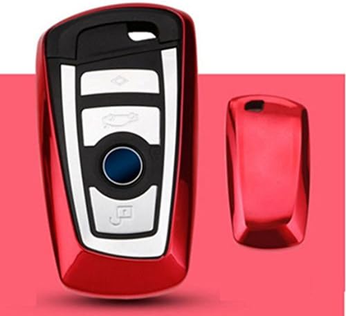 New Protective TPU Car Key Case 1PC for BMW 4 Series F32 F33 F36 2013-2019 420i 428i 435i (Red)